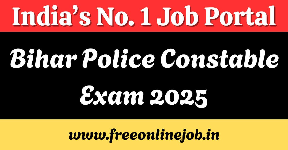 Bihar Police Constable Exam City & Admit Card 2025