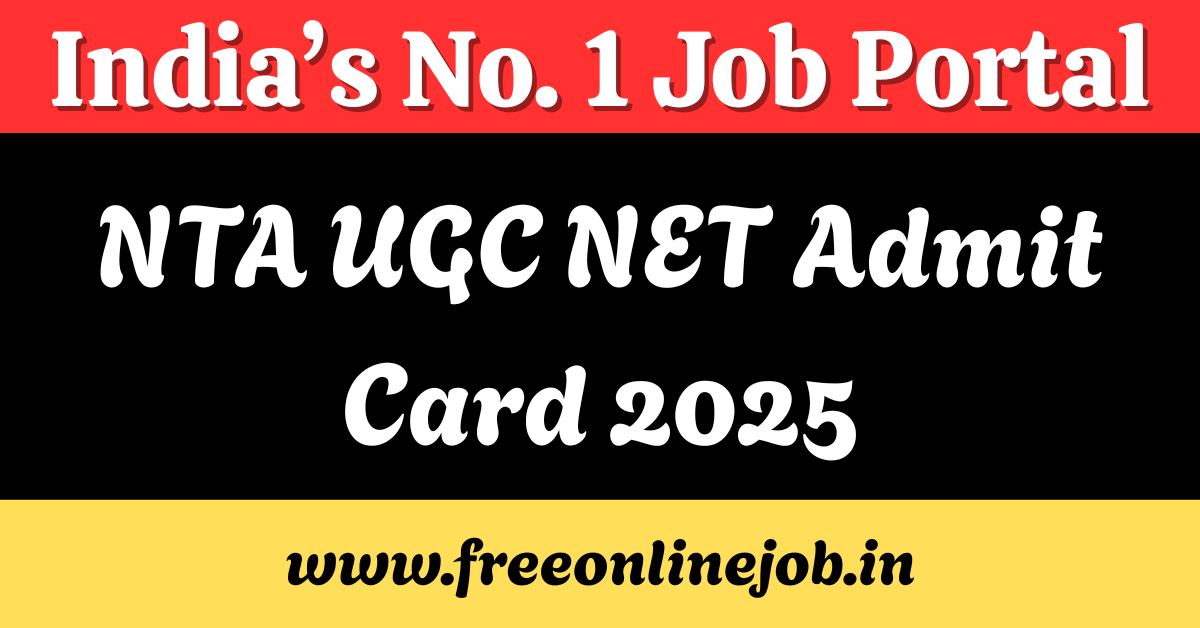 NTA UGC NET Admid Card