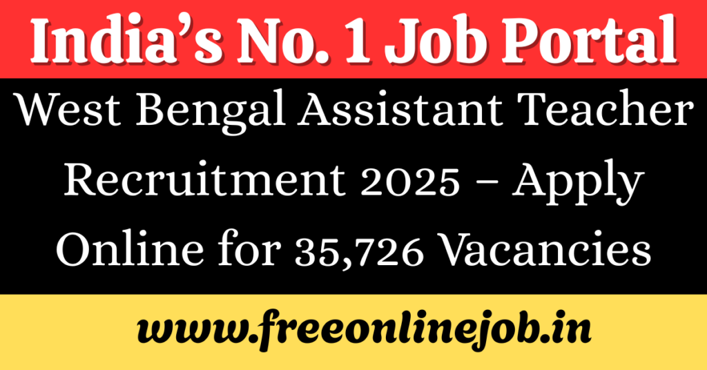 West Bengal Assistant Teacher Recruitment 2025