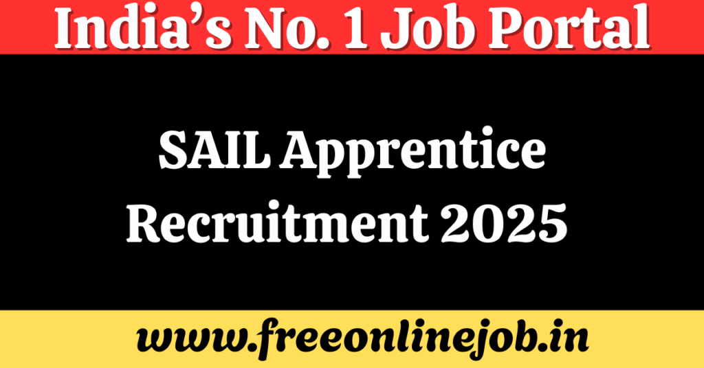 SAIL Apprentice Recruitment 2025