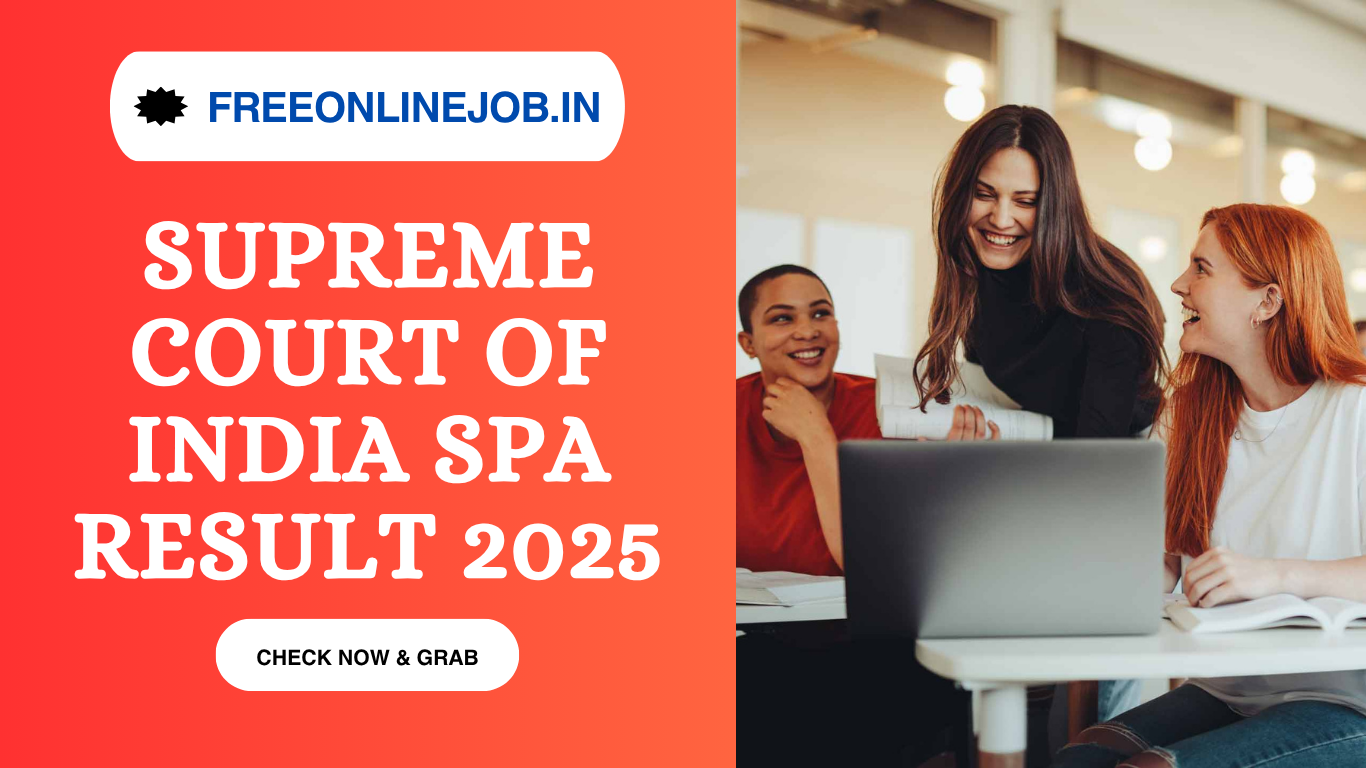 Supreme Court of India SPA Result 2025